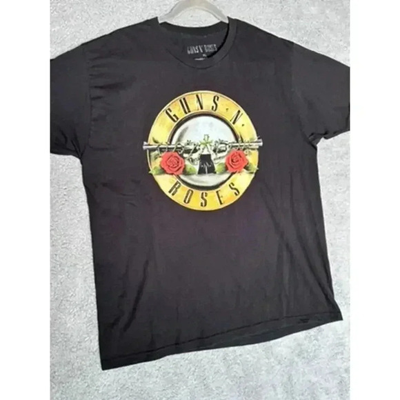 Guns N Roses Official Logo Concert T-Shirt Rock Band Unisex - XL - Picture 6 of 8